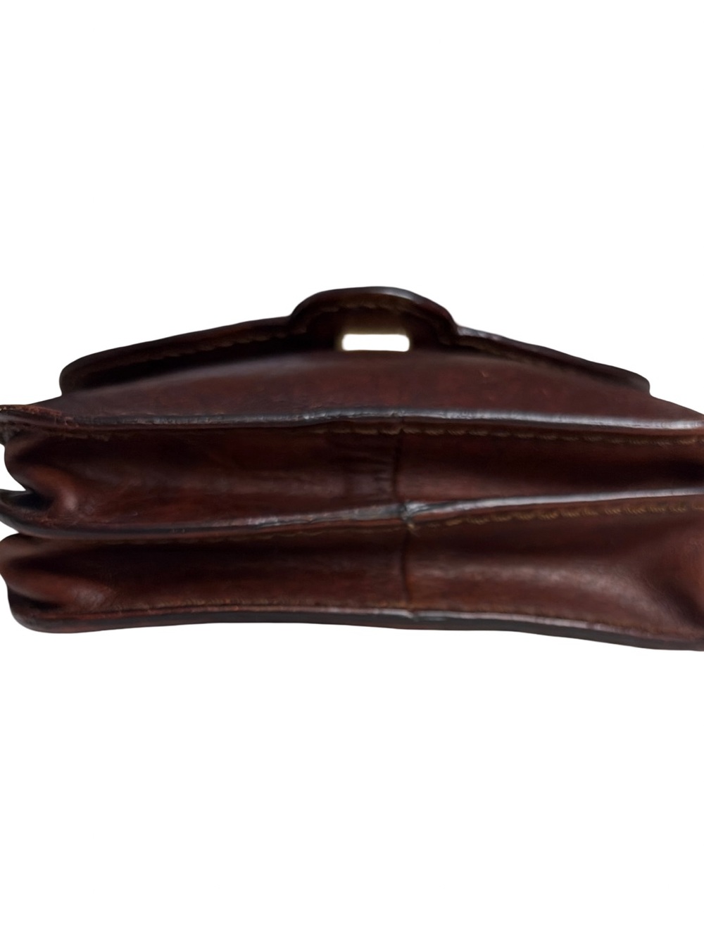 Vintage The Bridge Italian Leather Small Cross-Body Bag - Picture 6 of 10